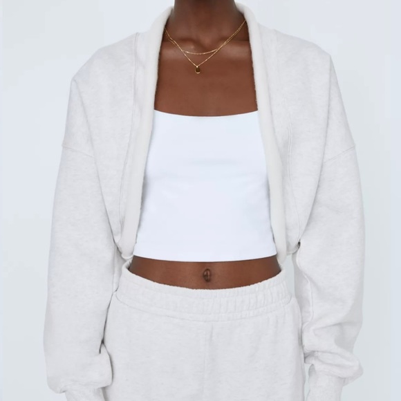 Wilfred Sweaters - Wilfred Free Fleece Shrug Size 1